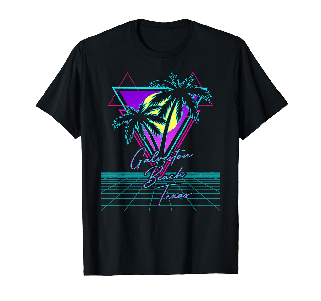 Galveston Beach Texas Trip 80S T-Shirt - Casual Everyday Wear Men Women - T-Shirt, Sweatshirt, Hoodie
