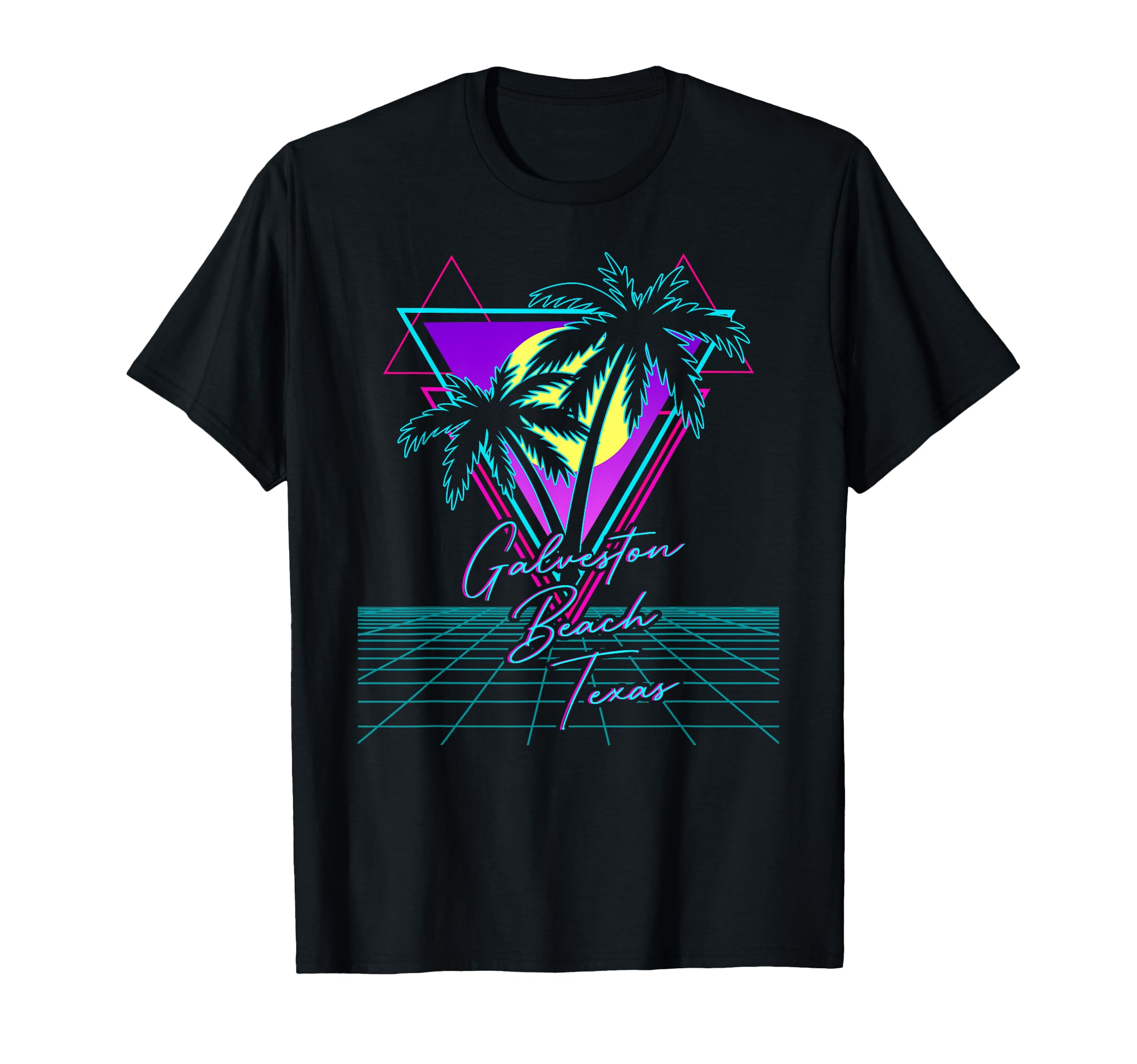 Galveston Beach Texas Trip 80S T-Shirt - Casual Everyday Wear Men Women - T-Shirt, Sweatshirt, Hoodie