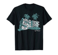 Surf Club California Palm Tree Surfer T-Shirt - Custom Art Print Men Women - T-Shirt, Sweatshirt, Hoodie