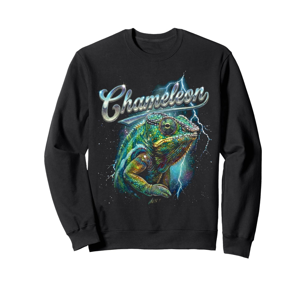 Chameleon 90S Funny Chameleon 80S Sweatshirt - Aesthetic Graphic Men Women - T-Shirt, Sweatshirt, Hoodie