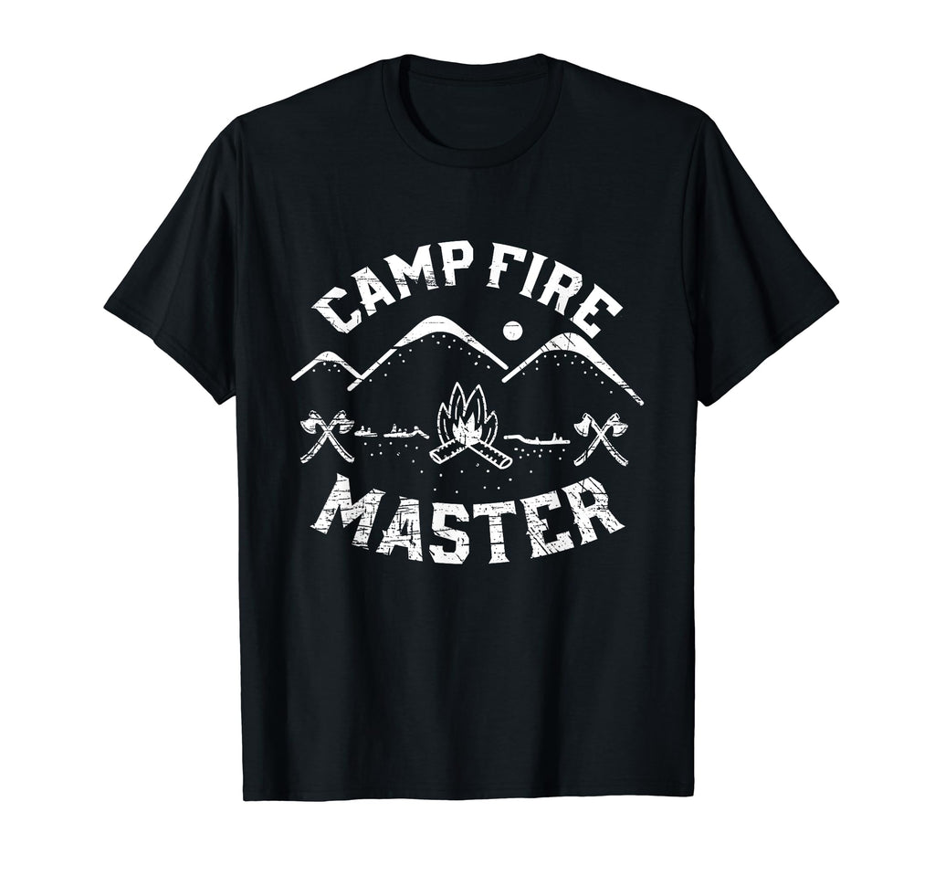 Campfire Master Distressed Camping T-Shirt - Aesthetic Graphic Unisex - T-Shirt, Sweatshirt, Hoodie