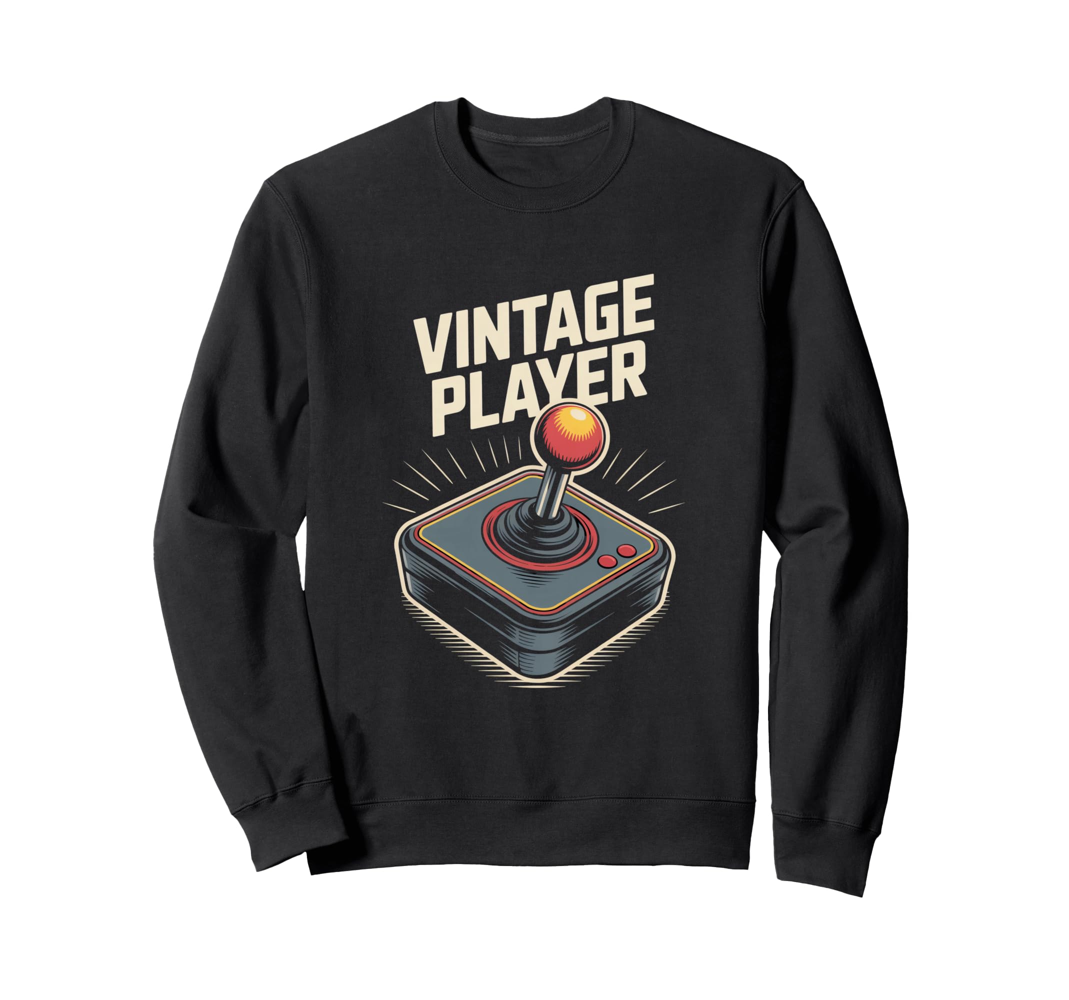 Player Joystick Arcade Gamer Sweatshirt - Graphic Print for Adults - T-Shirt, Sweatshirt, Hoodie
