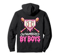 Baseball Mom Funny Outnumbered Drip Hoodie - Custom Art Print Men Women - T-Shirt, Sweatshirt, Hoodie