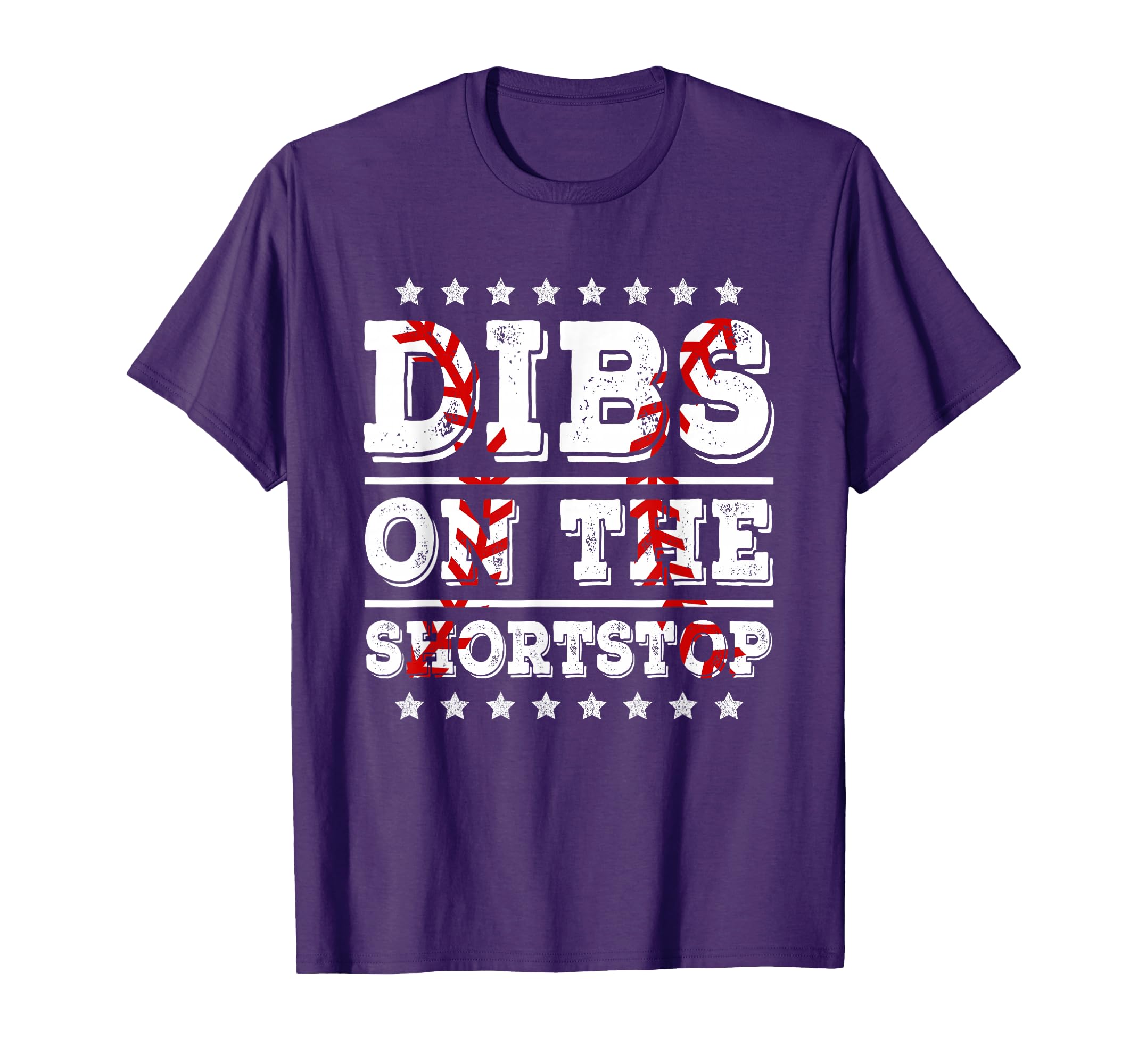 Dibs Shortstop Funny Baseball Girlfriend T-Shirt - Graphic Print Men Women - T-Shirt, Sweatshirt, Hoodie