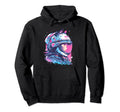 80S 90S Aesthetic Vaporwave Space Cat Hoodie - Trendy Graphic for Adults - T-Shirt, Sweatshirt, Hoodie