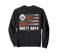 Baseball American Flag Brett Baty Sweatshirt - Aesthetic Graphic Men Women - T-Shirt, Sweatshirt, Hoodie