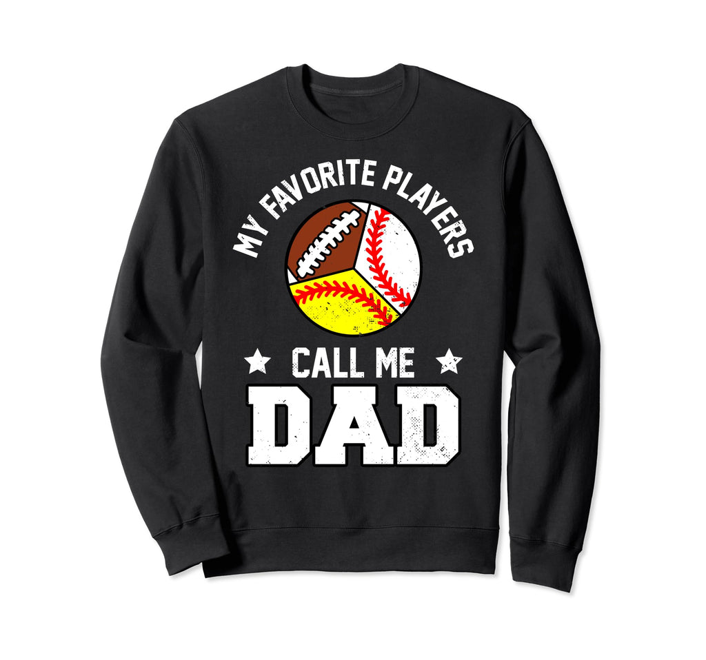 My Favorites Baseball Softball Sweatshirt - Minimalist Print Unisex - T-Shirt, Sweatshirt, Hoodie