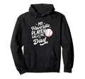 Baseball My Favorite Player Calls Me Dad Hoodie - Graphic Print for Adults - T-Shirt, Sweatshirt, Hoodie