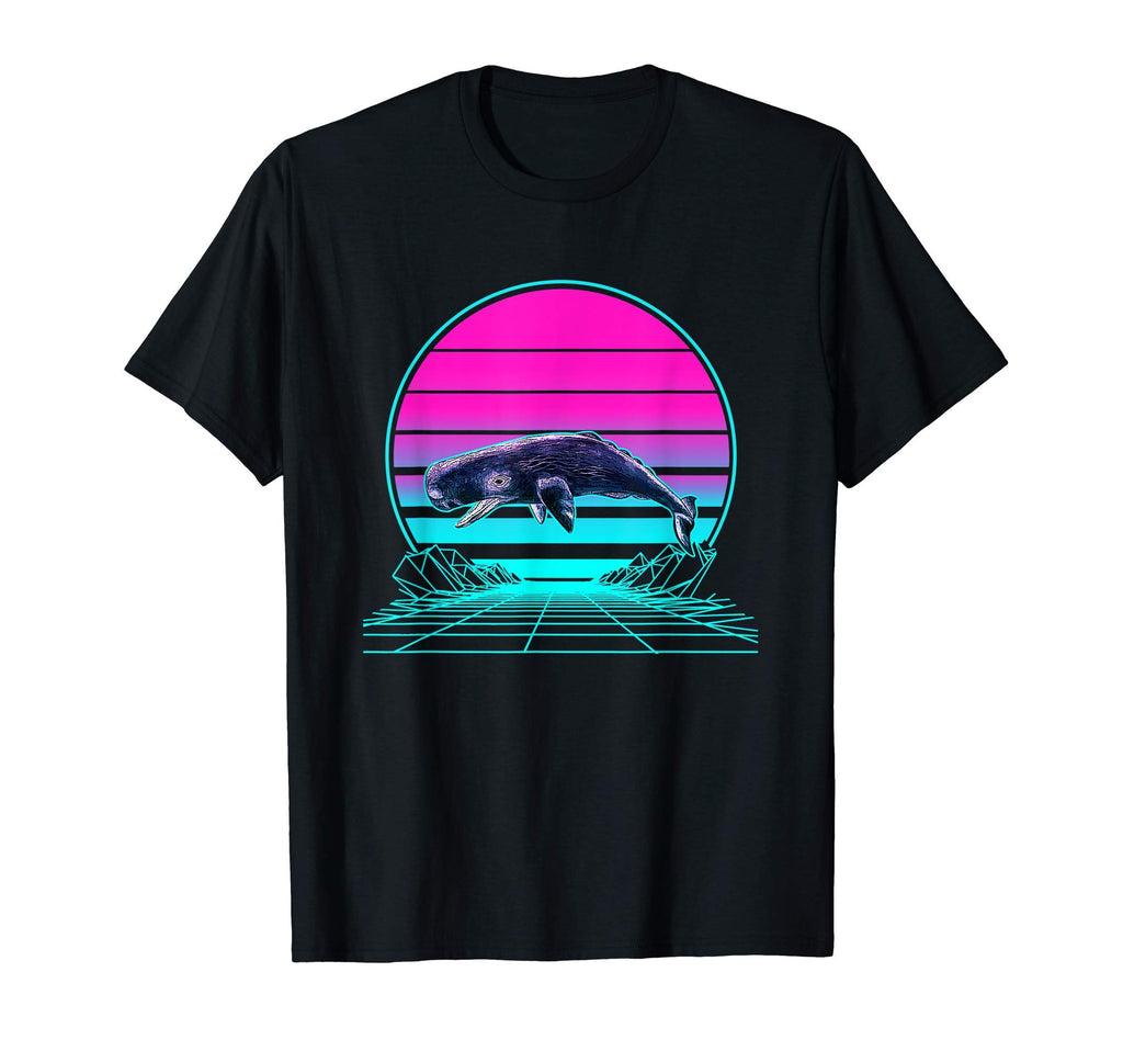 Sunset Sperm Whale T-Shirt - Streetwear Style for Adults - T-Shirt, Sweatshirt, Hoodie