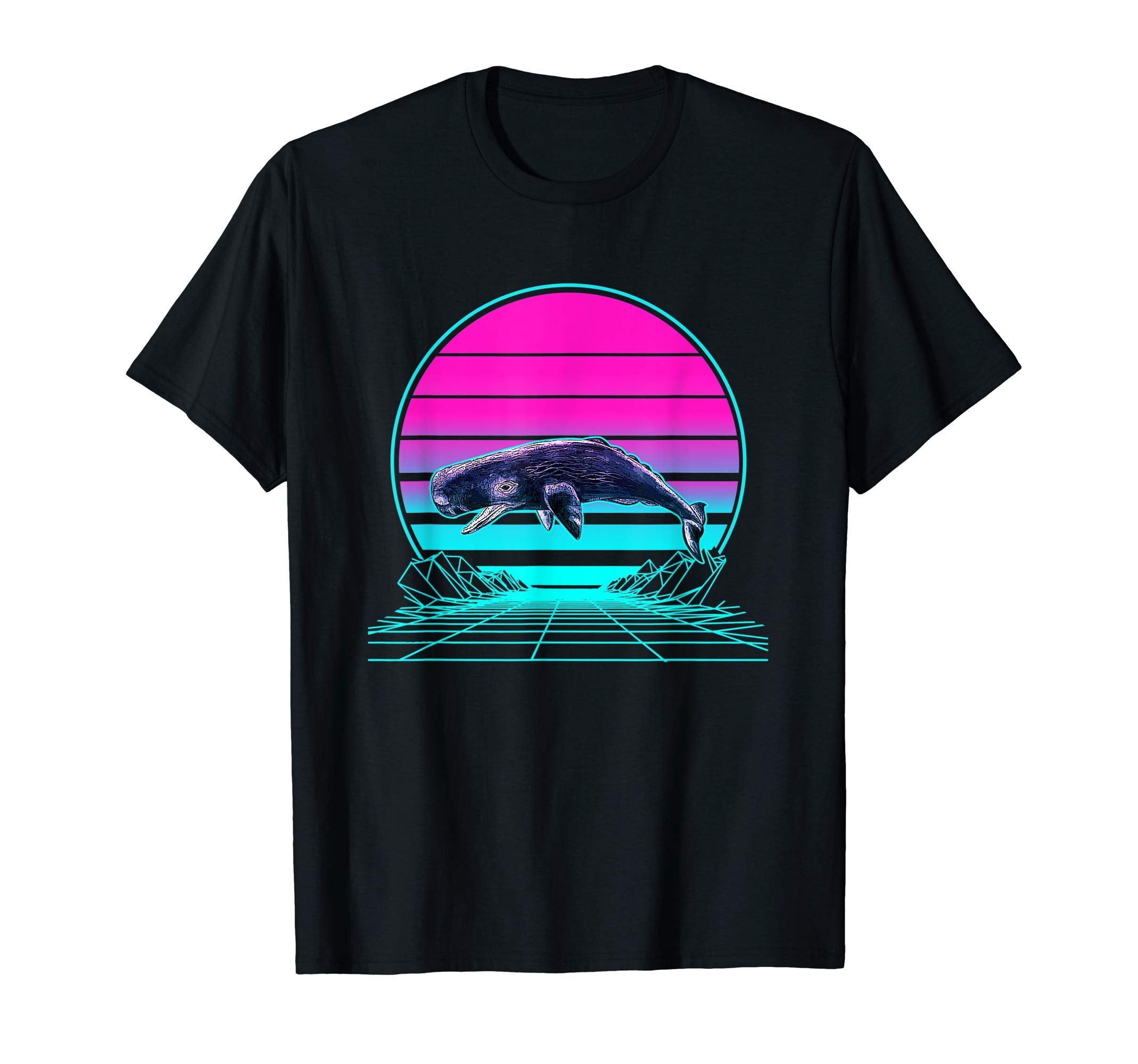 Sunset Sperm Whale T-Shirt - Streetwear Style for Adults - T-Shirt, Sweatshirt, Hoodie