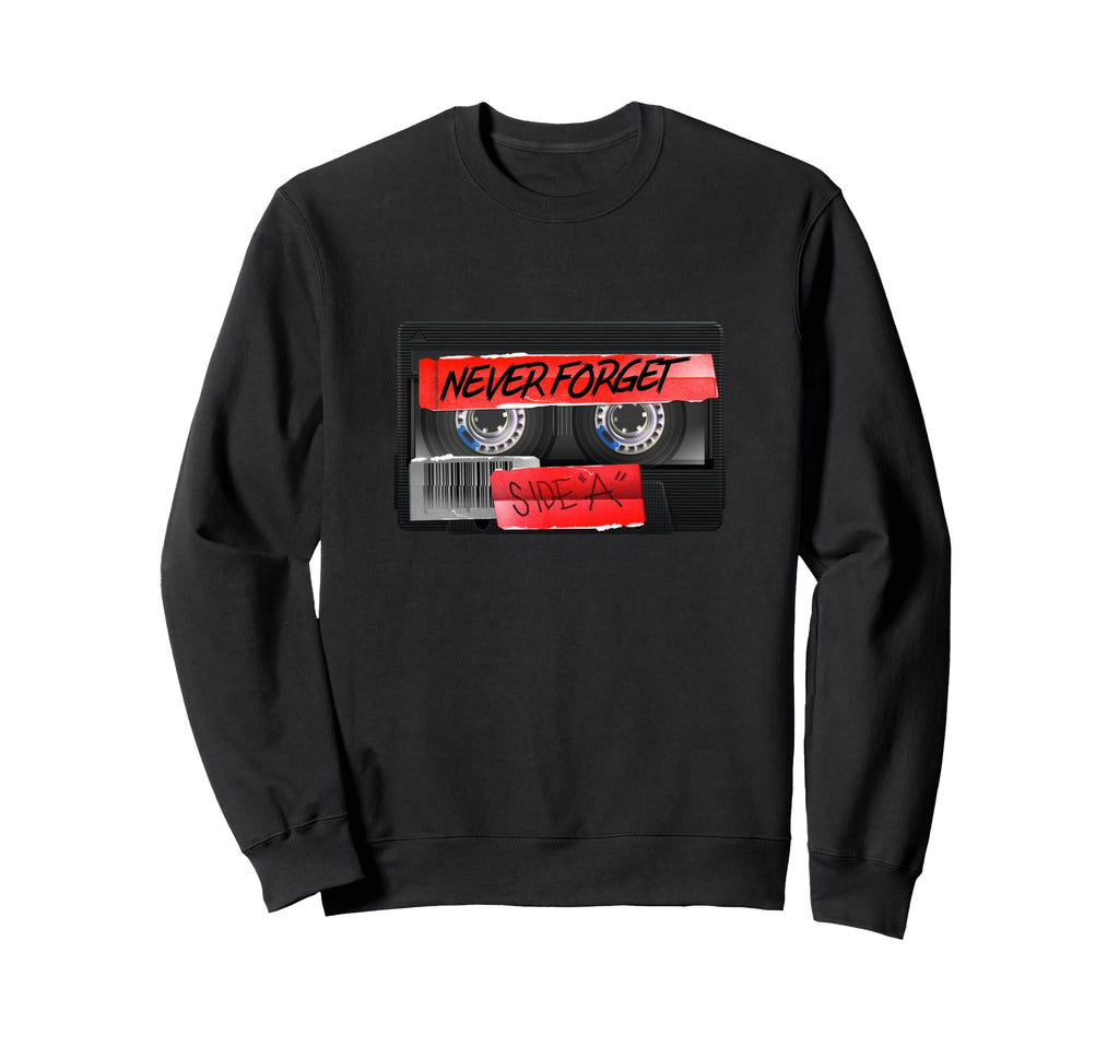 80S 90S Cassette Mixtape Sweatshirt - Custom Art Print Men Women - T-Shirt, Sweatshirt, Hoodie