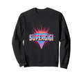Super Gigi Neon Synthwave Sweatshirt - Streetwear Style Men Women - T-Shirt, Sweatshirt, Hoodie