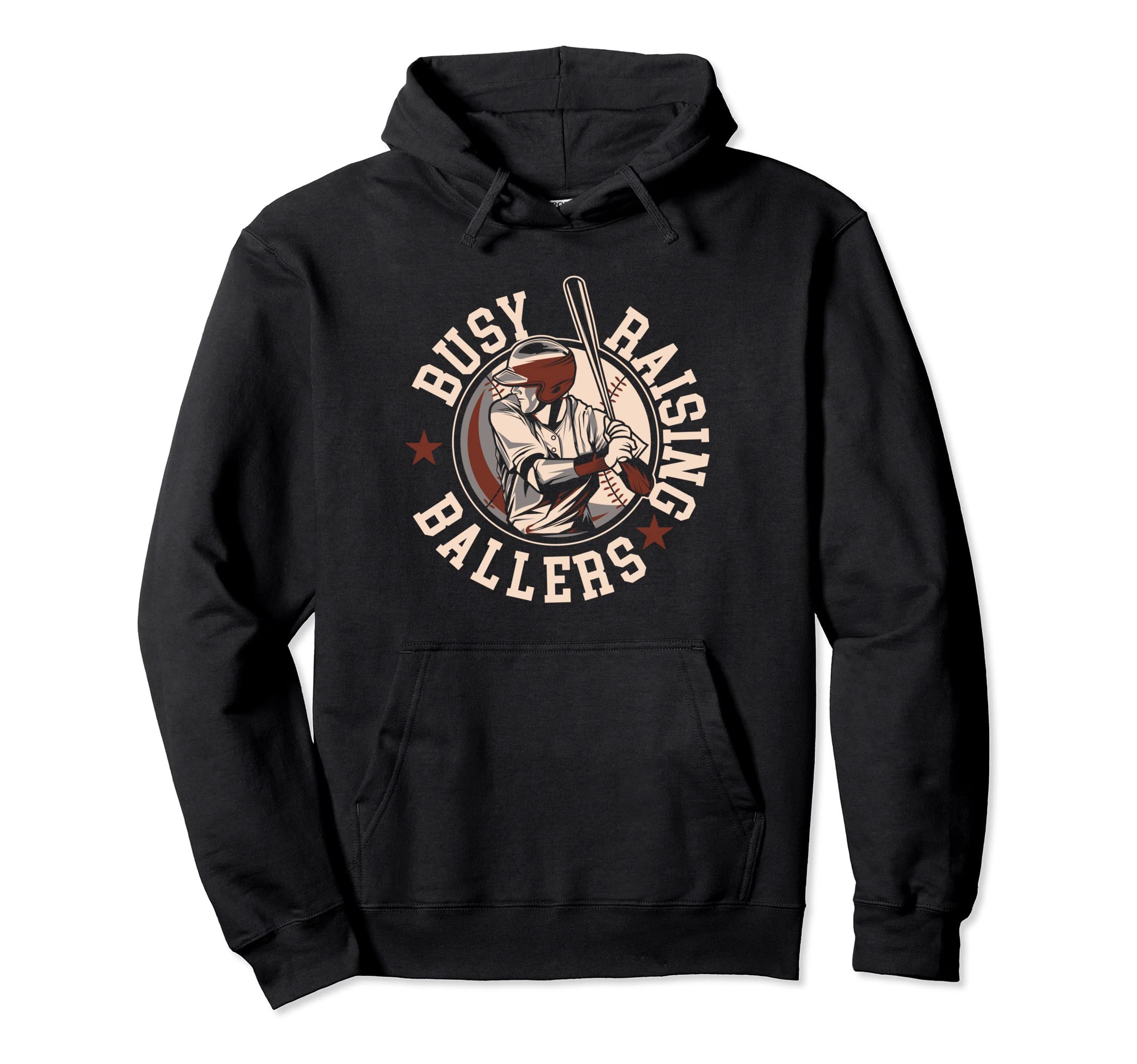 Funny Baseball Busy Raising Ballers Hoodie - Custom Art Print Men Women - T-Shirt, Sweatshirt, Hoodie
