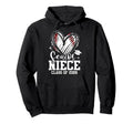 Senior Niece Class 2026 Baseball Hoodie - Novelty Apparel Unisex - T-Shirt, Sweatshirt, Hoodie