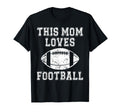 This Mom Loves Football Game Day Sports T-Shirt - Custom Art Print Unisex - T-Shirt, Sweatshirt, Hoodie