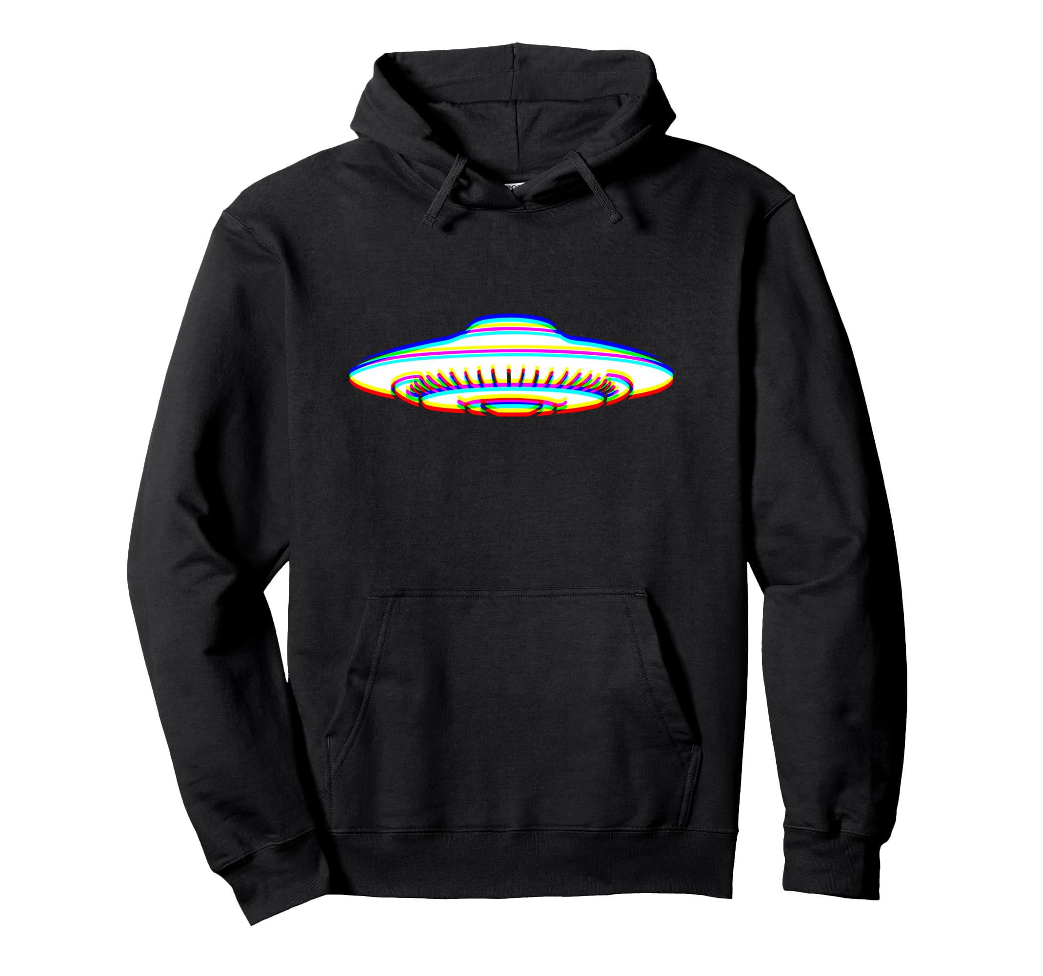 Glitch Art Optical Illusion Vaporwave Hoodie - Novelty Apparel for Adults - T-Shirt, Sweatshirt, Hoodie