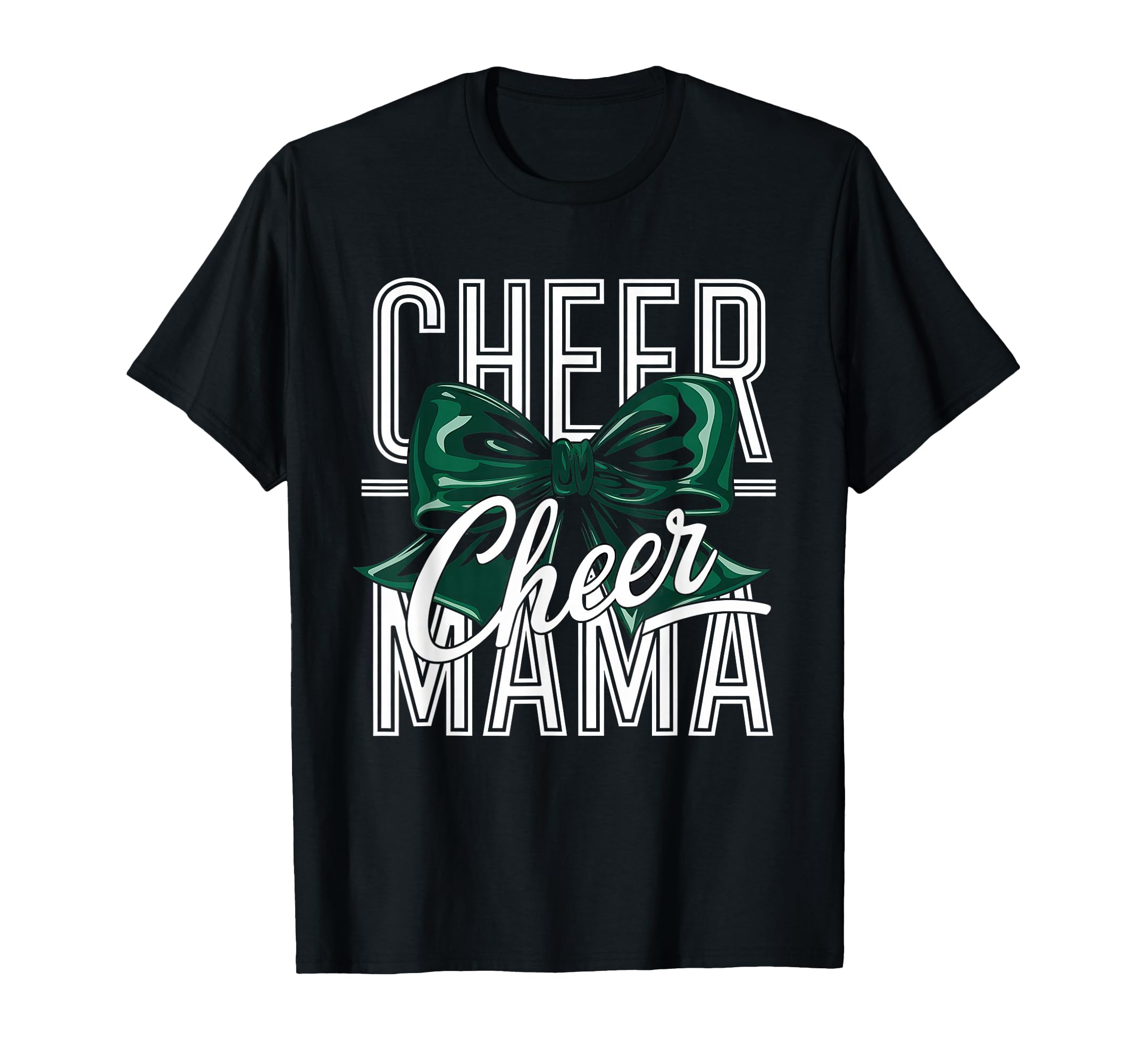 Cheer Mom Mother Bow Cheerleader Game Day T-Shirt - Trendy Graphic Unisex - T-Shirt, Sweatshirt, Hoodie
