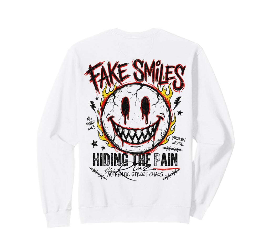 Y2K Back Streetwear Smile Sweatshirt - Custom Art Print for Adults - T-Shirt, Sweatshirt, Hoodie