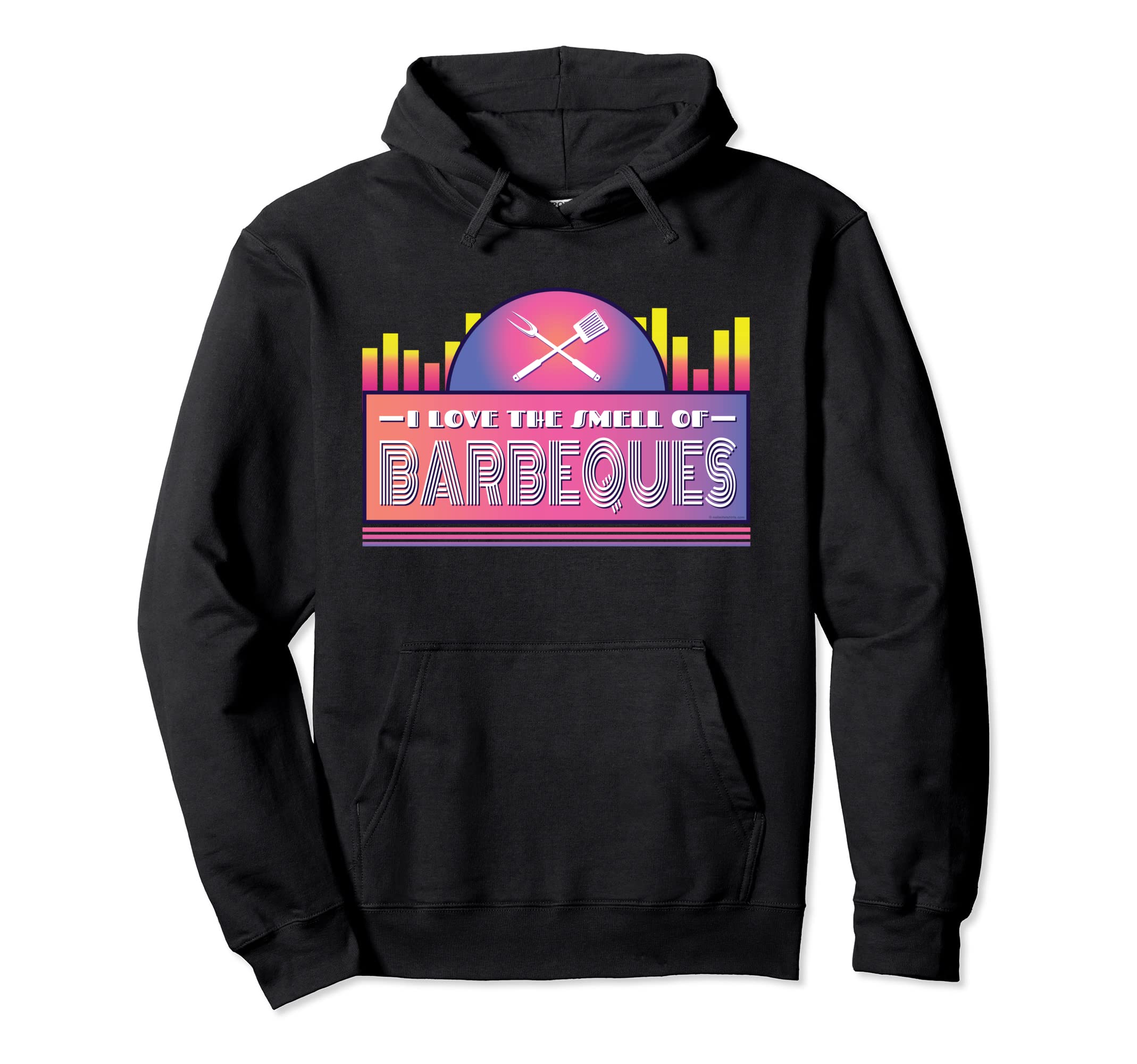 I Love Smell Bbq Funny Vaporwave Aesthetic Hoodie - Minimalist Print Unisex - T-Shirt, Sweatshirt, Hoodie