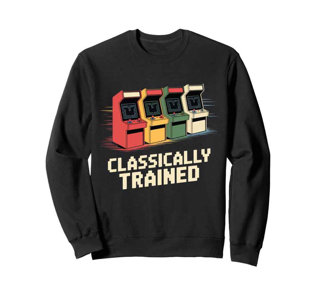 Arcade Cabinet Video Gaming Sweatshirt - Casual Everyday Wear Unisex - T-Shirt, Sweatshirt, Hoodie