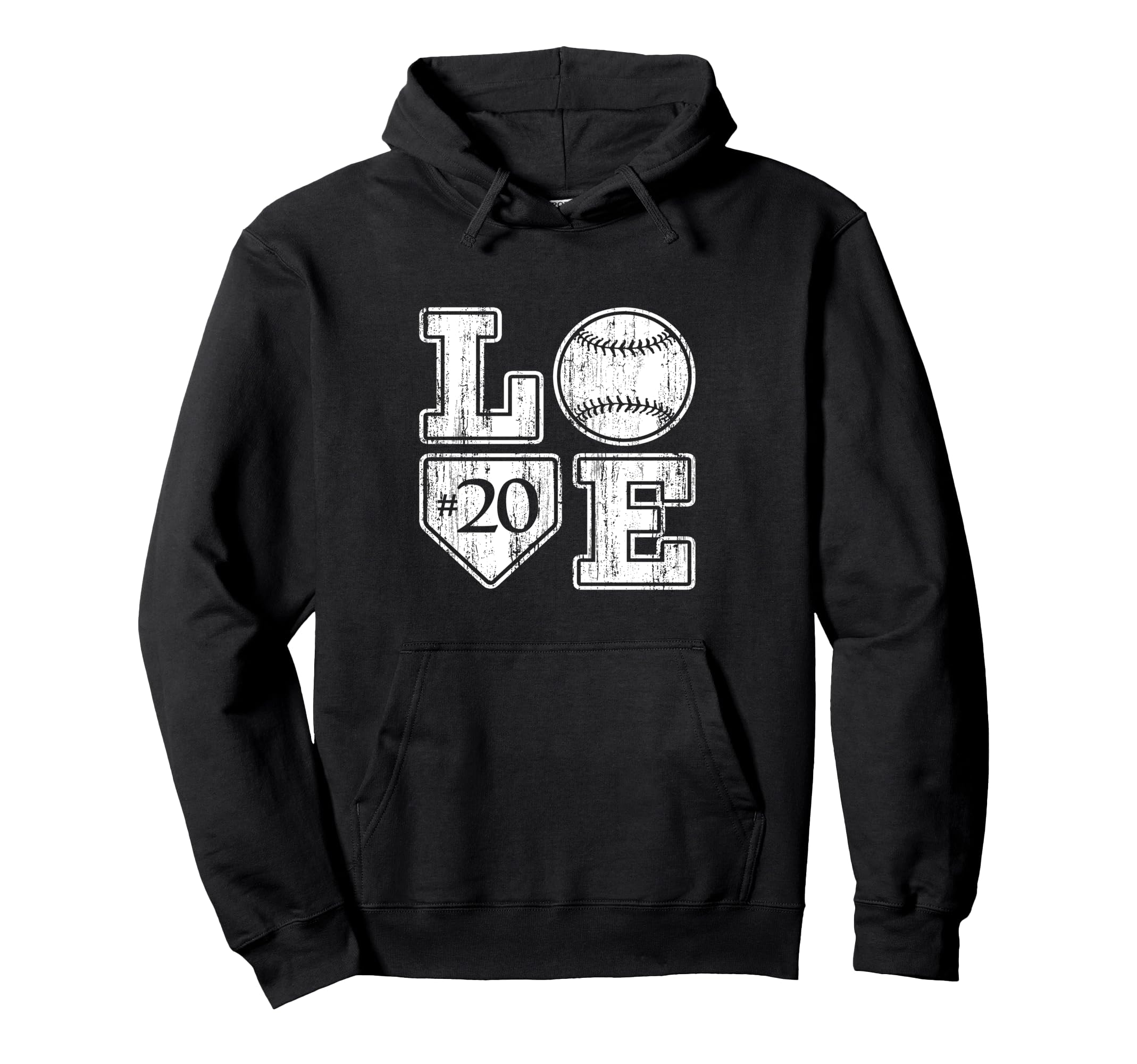 Love Baseball Softball Mom Distressed Hoodie - Trendy Graphic for Adults - T-Shirt, Sweatshirt, Hoodie