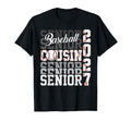 Senior 2027 Baseball Cousin Proud T-Shirt - Casual Everyday Wear Men Women - T-Shirt, Sweatshirt, Hoodie