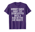Funny Baseball Lovers Scorekeeper T-Shirt - Fun Novelty Design Men Women - T-Shirt, Sweatshirt, Hoodie