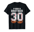 Proud Brother Baseball Player Number 30 T-Shirt - Trendy Graphic Men Women - T-Shirt, Sweatshirt, Hoodie