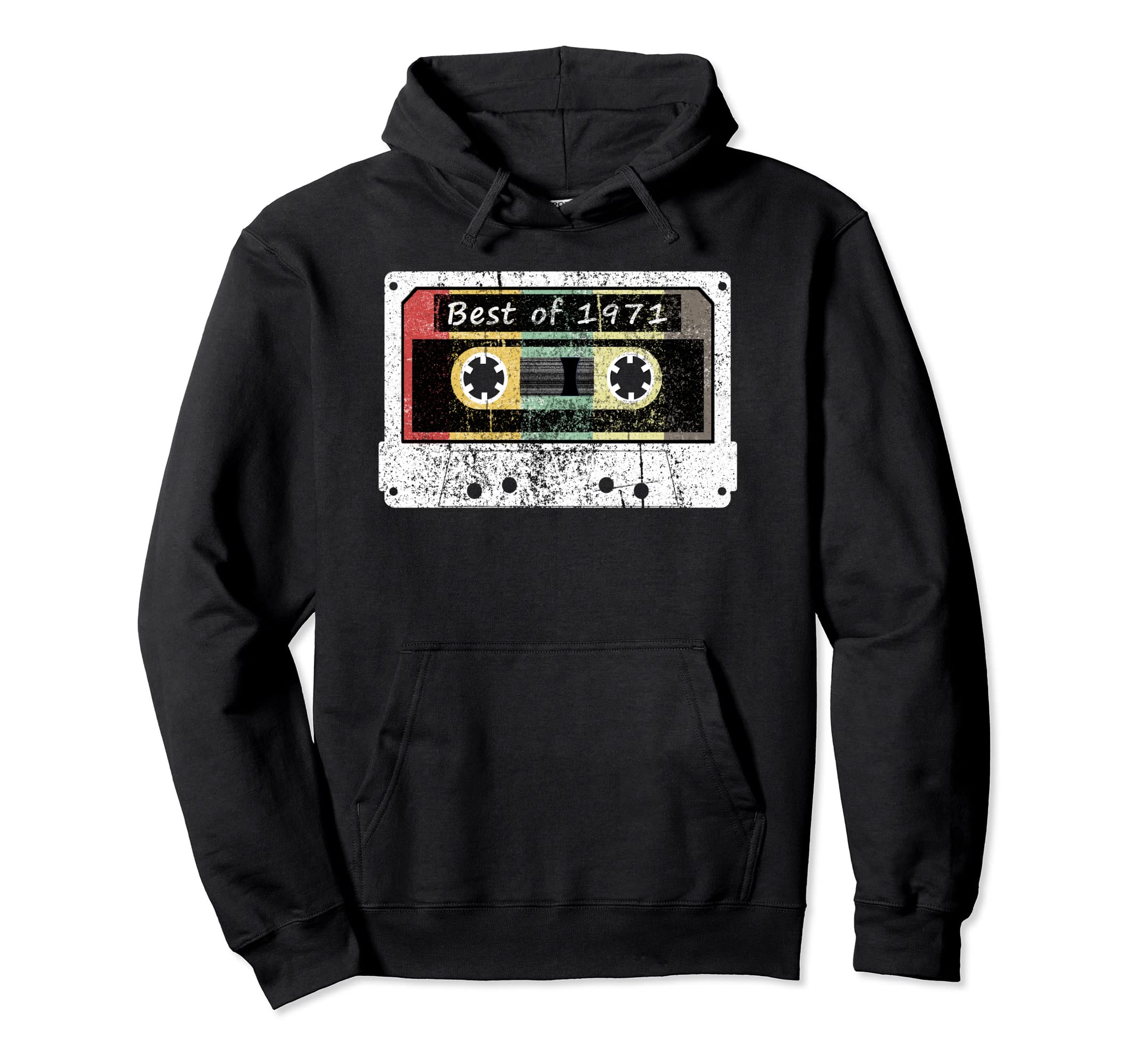 Best 1971 Birthday Made 1971 Cassete Hoodie - Aesthetic Graphic Unisex - T-Shirt, Sweatshirt, Hoodie
