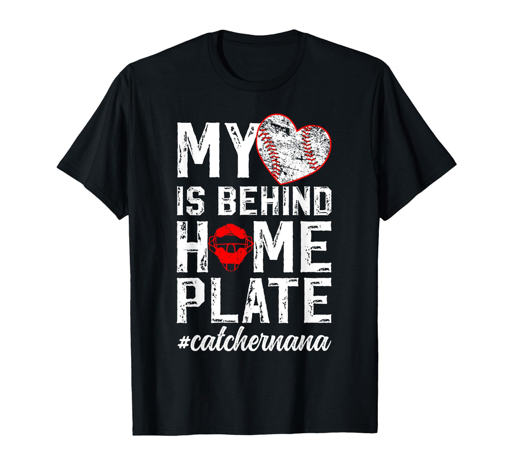 Proud Baseball Catcher Nana Baseball T-Shirt - Novelty Apparel for Adults - T-Shirt, Sweatshirt, Hoodie