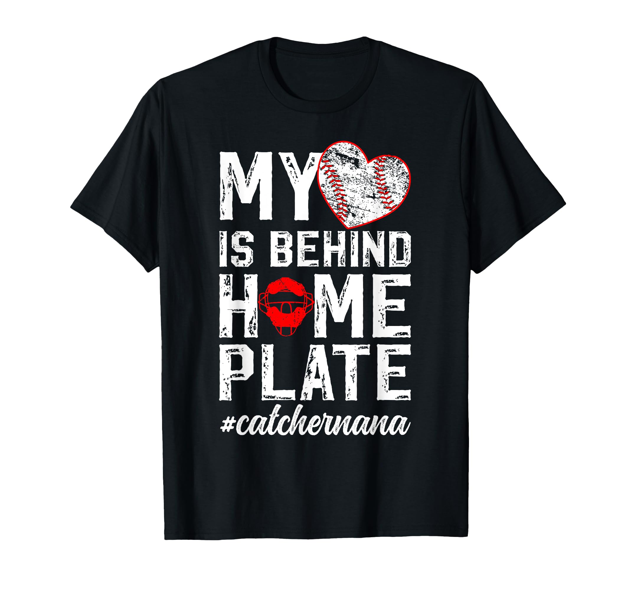 Proud Baseball Catcher Nana Baseball T-Shirt - Novelty Apparel for Adults - T-Shirt, Sweatshirt, Hoodie