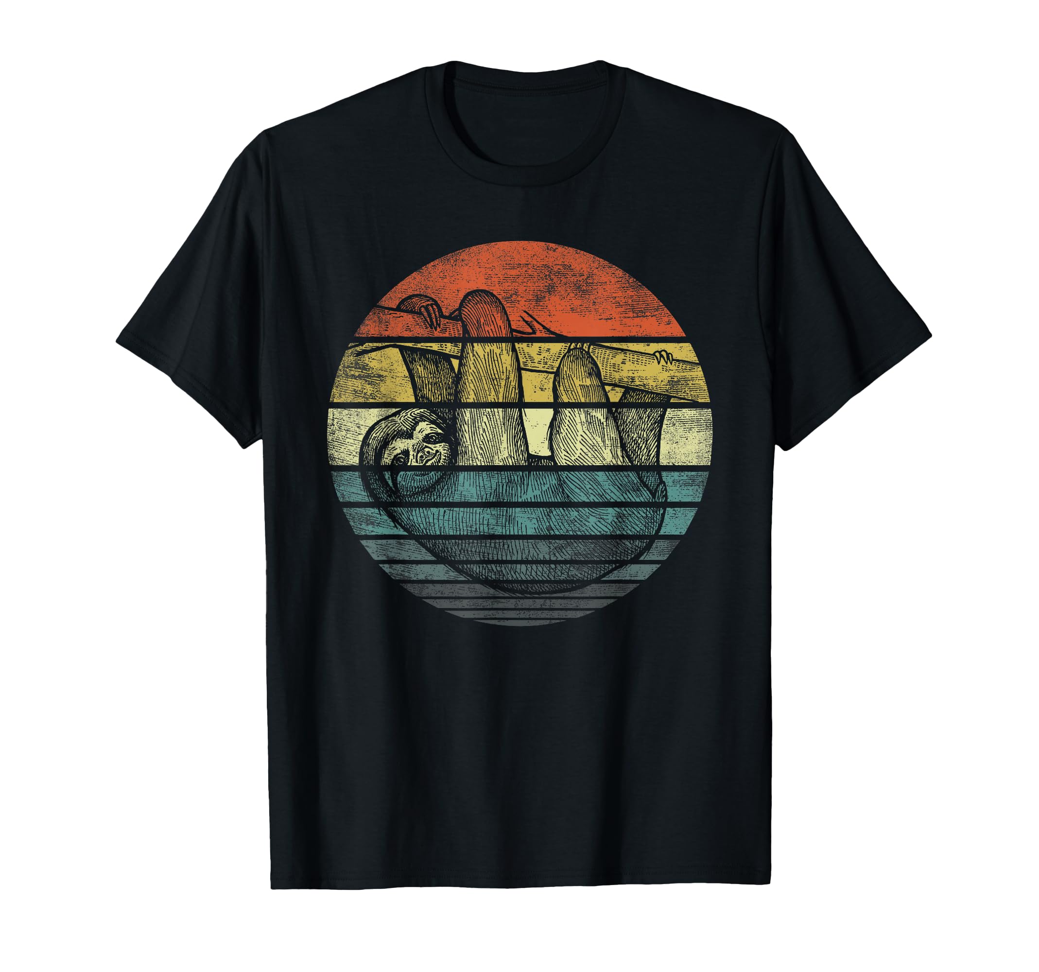 Sloth Lover Gifts Sunset Funny T-Shirt - Streetwear Style for Adults - T-Shirt, Sweatshirt, Hoodie
