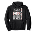 Senior 2027 Baseball Mom Proud Family Hoodie - Streetwear Style for Adults - T-Shirt, Sweatshirt, Hoodie