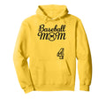 Baseball Mom Jersey 4 Baseball Hoodie - Casual Everyday Wear for Adults - T-Shirt, Sweatshirt, Hoodie