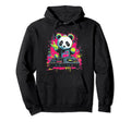 Kawaii Panda Dj Japanese Edm Y2K Hoodie - Fun Novelty Design Men Women - T-Shirt, Sweatshirt, Hoodie