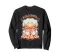 Bohemian Boho Wild Butterfly Mauve Sweatshirt - Graphic Print Unisex - T-Shirt, Sweatshirt, Hoodie