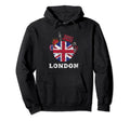 England London City Distressed Souvenir Hoodie - Streetwear Style Unisex - T-Shirt, Sweatshirt, Hoodie