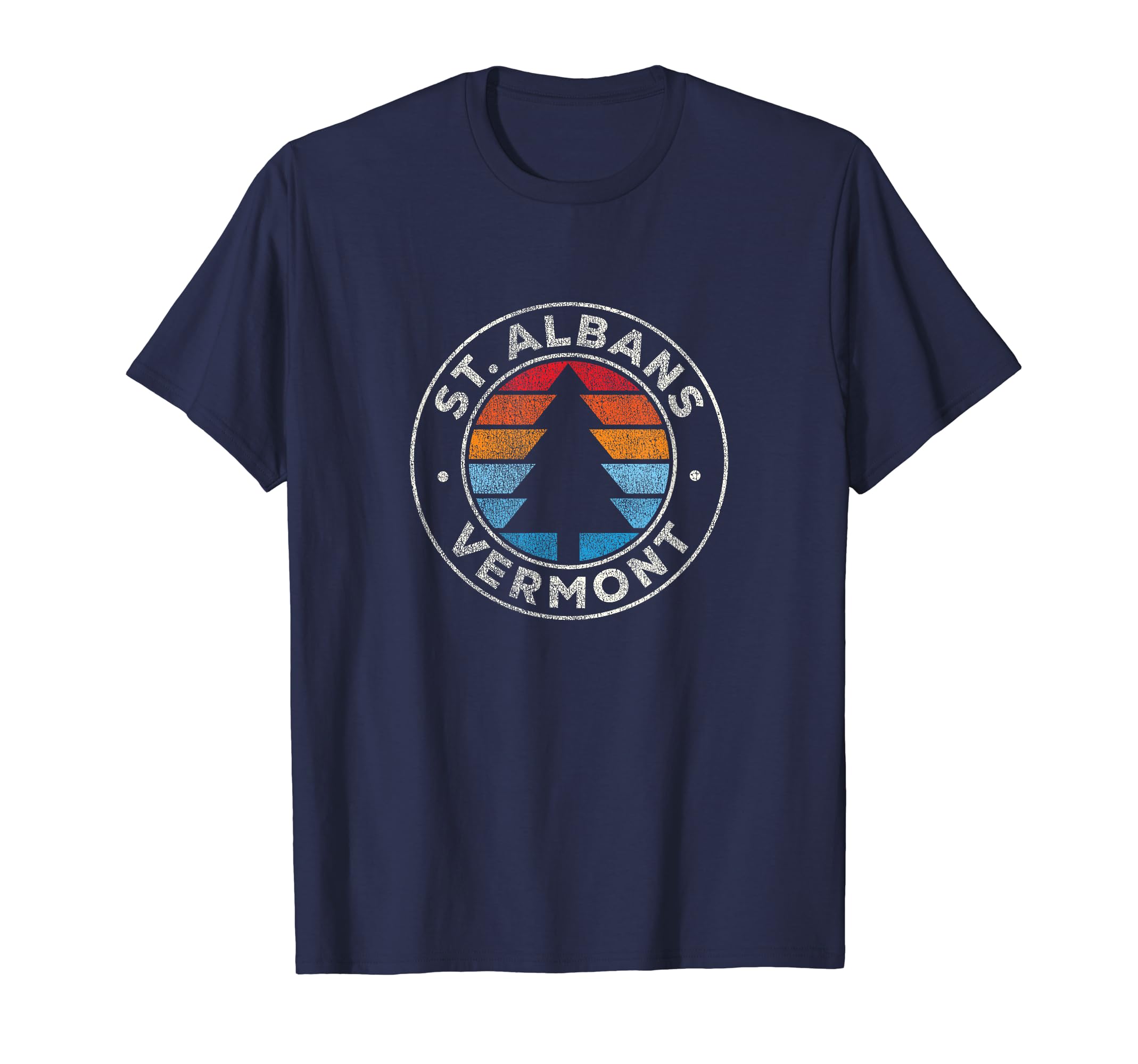St Albans Vermont Vt 70S T-Shirt - Aesthetic Graphic Men Women - T-Shirt, Sweatshirt, Hoodie
