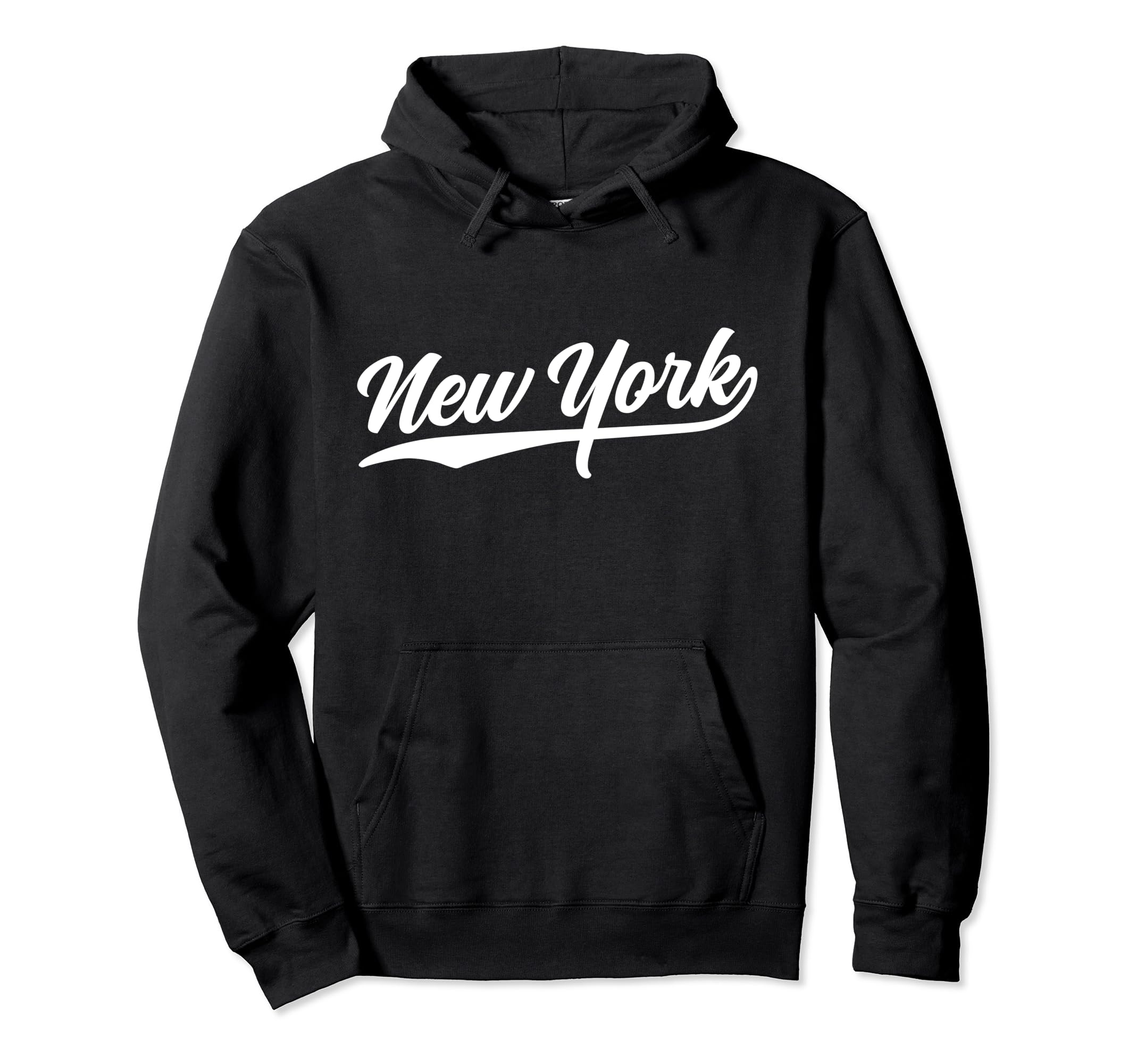 New York Ny 70S Swoosh White Text Hoodie - Graphic Print Men Women - T-Shirt, Sweatshirt, Hoodie