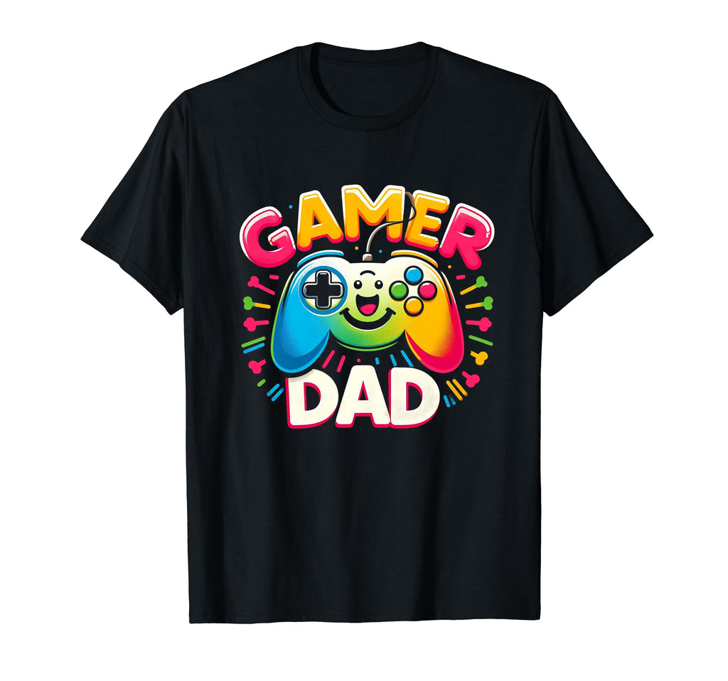 Gamer Dad Game Controller Gaming Video T-Shirt - Novelty Apparel Men Women - T-Shirt, Sweatshirt, Hoodie