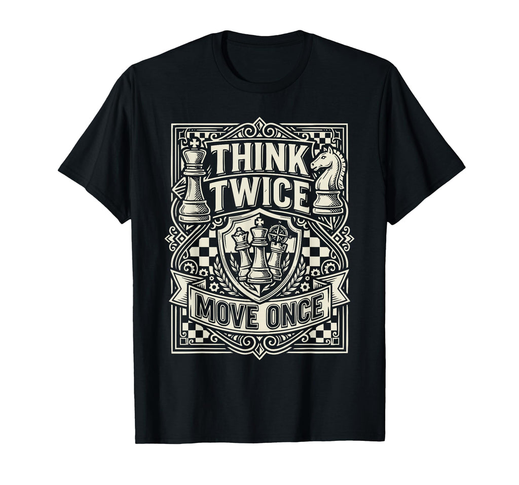 Chess Dad Board Game Daddy Checkmate T-Shirt - Minimalist Print Unisex - T-Shirt, Sweatshirt, Hoodie