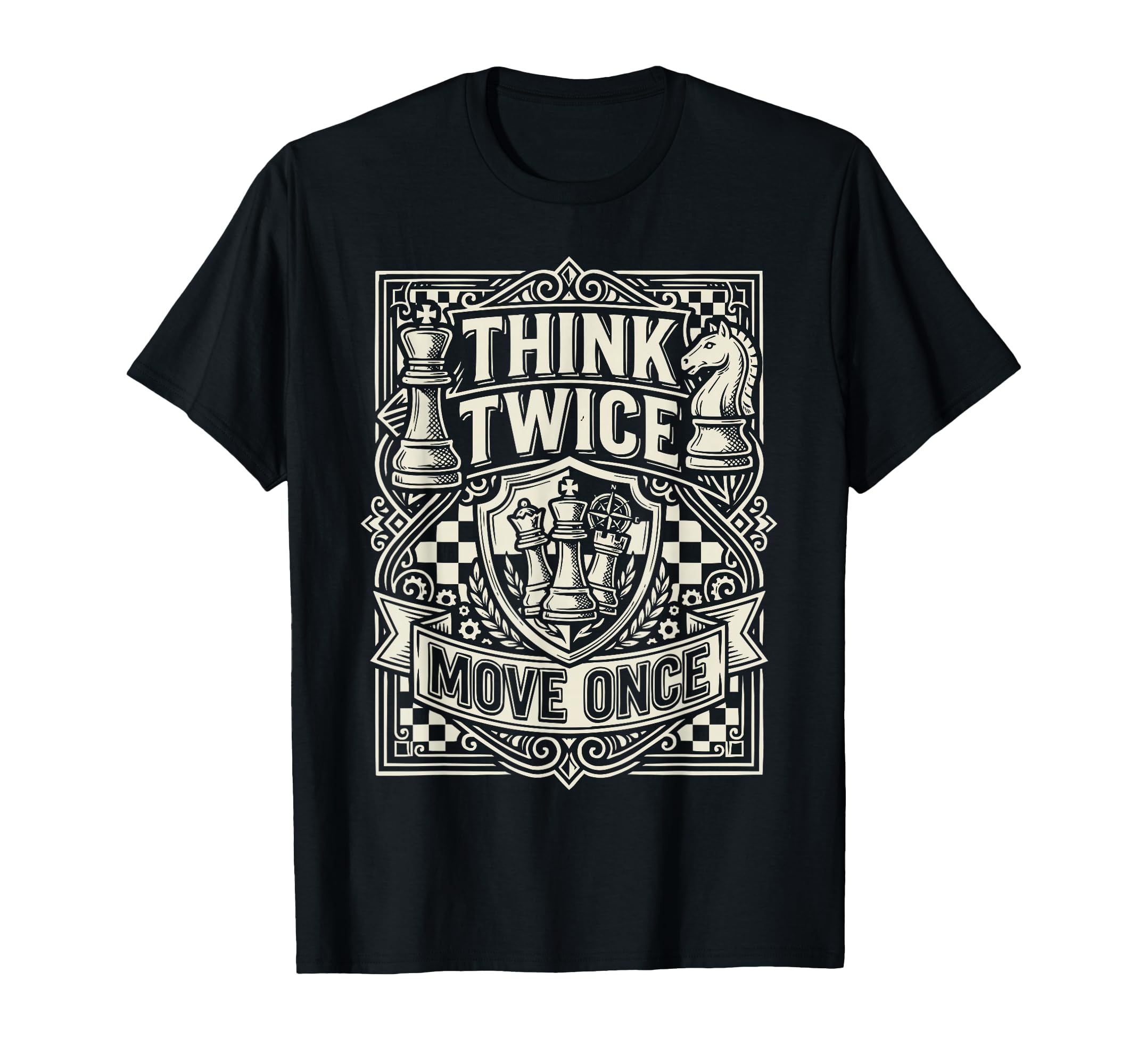 Chess Dad Board Game Daddy Checkmate T-Shirt - Minimalist Print Unisex - T-Shirt, Sweatshirt, Hoodie