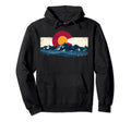 Colorado Flag Mountains Distressed Hoodie - Fun Novelty Design Men Women - T-Shirt, Sweatshirt, Hoodie