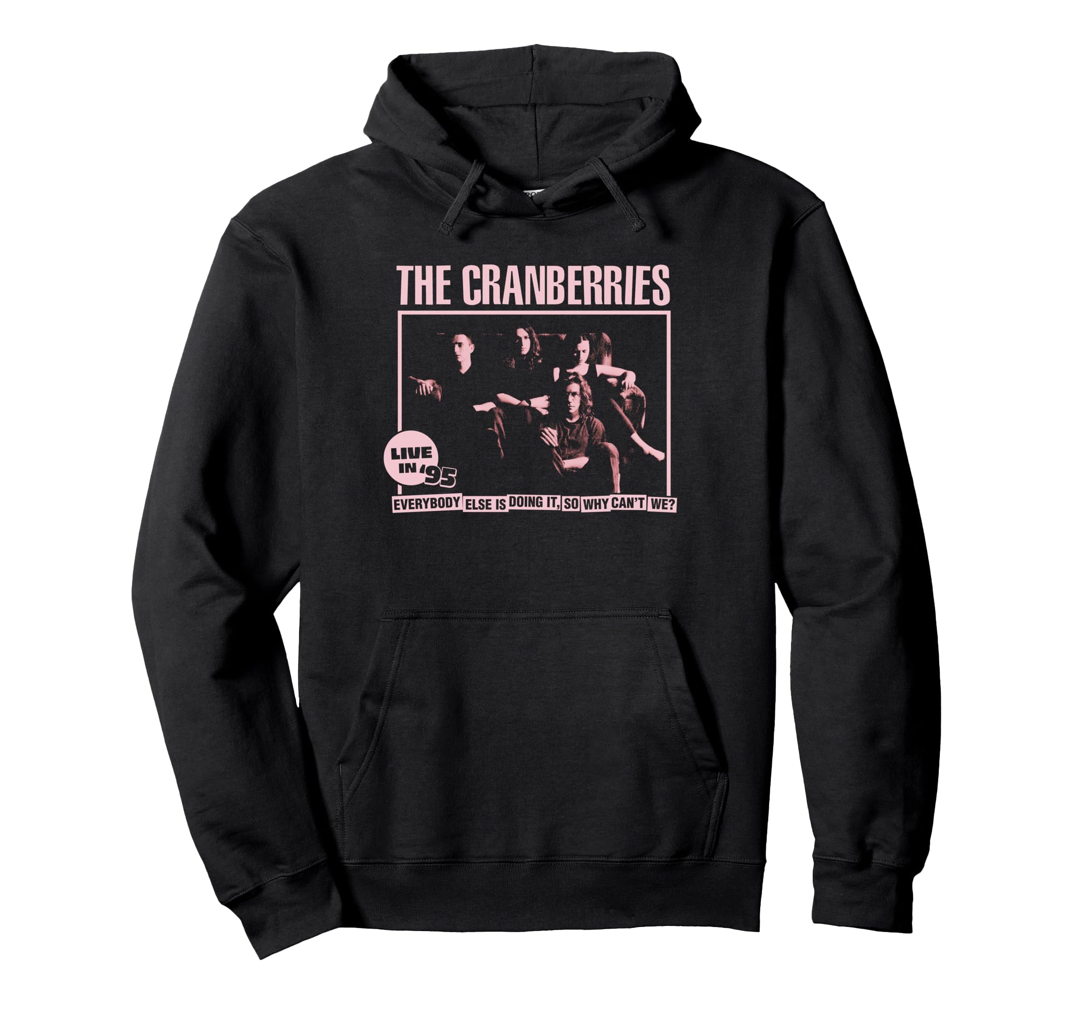 Cranberries Live 95 Concert Tour Band Hoodie - Custom Art Print Men Women - T-Shirt, Sweatshirt, Hoodie