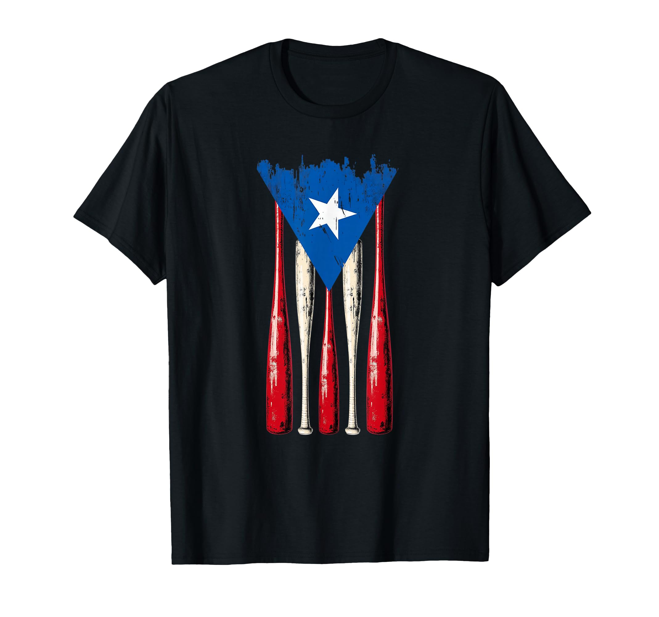 Puerto Rican Baseball Bats Puerto T-Shirt - Novelty Apparel for Adults - T-Shirt, Sweatshirt, Hoodie