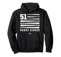 Brady Singer Flag Kansas City Patriotic Hoodie - Novelty Apparel Men Women - T-Shirt, Sweatshirt, Hoodie