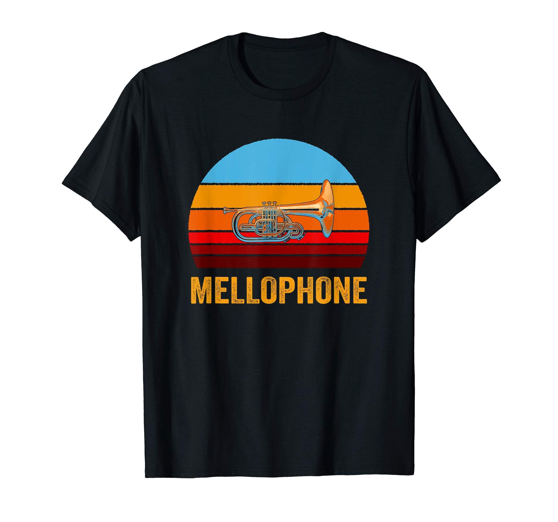 Sunset Mellophone T-Shirt - Graphic Print for Adults - T-Shirt, Sweatshirt, Hoodie