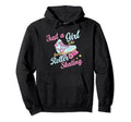 Rollerskate Funny Just Who Loves Roller Hoodie - Unique Graphic Men Women - T-Shirt, Sweatshirt, Hoodie