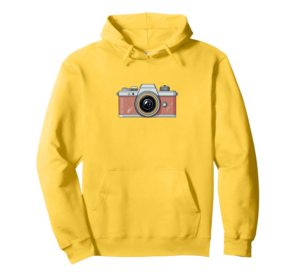 Photographer Camera Illustration Hoodie - Minimalist Print Men Women - T-Shirt, Sweatshirt, Hoodie