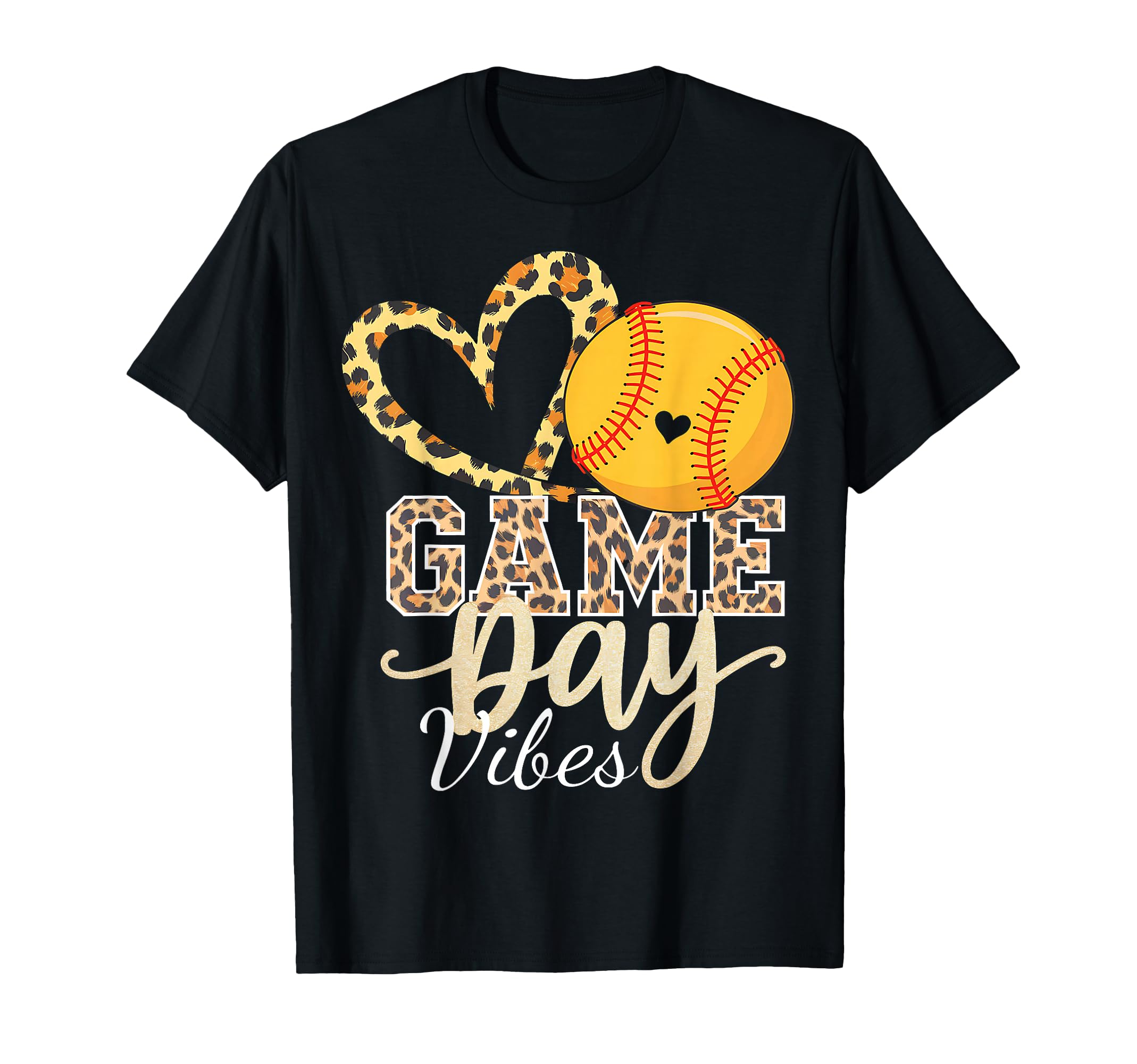 Bleached Softball Game Day Vibes T-Shirt - Graphic Print for Adults - T-Shirt, Sweatshirt, Hoodie